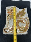 Handmade Embroidery Bead Sequin Dragon Art Appliqu   Patch  Tapestry Mythical