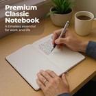 Lined Leather Bound Journal Notebook  A5 Hardcover - Brown 5 8x8 3  - Thick 300