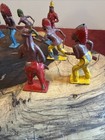 Lot Of 15  Vintage W  Britains Lead  Cowboys  Indians  Soldiers   bonus Figures 