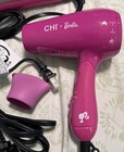 Chi X Barbie On The Go Travel Set With Hairdryer   Flat Iron Carrying Case Euc