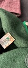 7pc Vtg 60s 79s Girl Scout Uniform Wool Hats Headbands   Faux Leather Bag Read