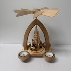 Spanbaum Pyramide Wooden Children Playing German Pyramid Fan Tea Candle