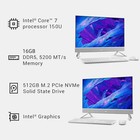 Dell 24  Fhd Touchscreen All-in-one Desktop Intel Core 7 150u 64gb Ram 2tb Ssd