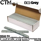 6-box 1oz Grey Balance Wheel Weights Stick-on Adhesive Tape Lead-free 54 Lbs