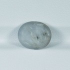6 23 Ct Natural Unheated Sapphire Massive Opaque Gray Blue Oval Cabochon - Video