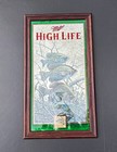 Miller High Life Crappie Wildlife Bar Mirror Beer Sign Bar Decor Brewerania