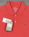 Nike Court Heritage Tennis Polo Shirt Slim Fit Coral Da4379-631 Men   s Size L Nwt
