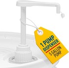 Heavy-duty 5-gallon Bucket Pump     For Oil  Detergent  Soap   More  With Leak-pro