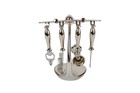 Godinger Aviators Tavern Airplane 5-pc Nickel Bar Tool Set New