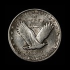 1919-d Standing Liberty Quarter Denver Us Mint American Coin Excellent Condition