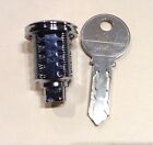 Vidmar Lock Cylinder With 1 Matching Key Number A-2 New Stanley Vidmar Sweden