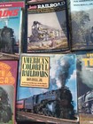 Lot Of Railroad Books And  Locomotives Trains