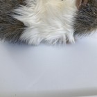 Hansa Guinea Pig Plush White  Brown Gray Realistic Stuffed Animal Toy 8 