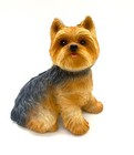 Yorkshire Terrier Dog Yorkie Puppy Cut Miniature Resin Christmas Ornament