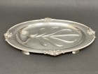 Stunning Vintage Footed Oval Georgian Community Plate Serving Meat Tra  Plate