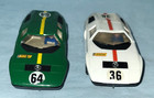 2 Vintage Scalextric Mercedes C-111 Slot Cars