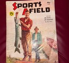 Vintage Sports Afield 1940 Magazine-muskies Fish-artist Hinton-fishing