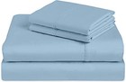 100  Egyptian Cotton Sheets For Queen Queen  60 In X 80 In  Light Blue Solid