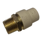 10 Pack Xfitting 1 2  Male Npt X 1 2  Cpvc Adapter  Lead Free Brass  Cpvc Male