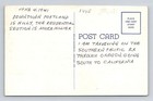 Portland Or-oregon  Interstate Highway Bridge  Columbia River  Vintage Postcard
