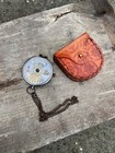 Vintage Brass 100 Year Calendar Compass Antique Pocket Gift Compass With Case