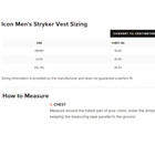 2024 Icon Field Armor Stryker Motorcycle Vest - Pick Size   Color