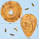 3 Pack Fake Wasp Nest Decoy Waterproof For Outdoor Garden Patio