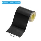 2  X 10 Ft Reflective Tape High Waterproof Outdoor Safety Warning Tape Black