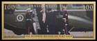 2025 Official Donald Trump Presidential 24k  9999 100 Milligram Gold Aurum Note