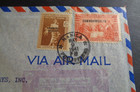 Philippines First Flight Cover  Pan Am Manila - Singapore  Censored  5-9-1941 
