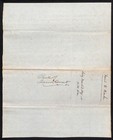 1847 Legal   Court Document From Middletown  Pa Assault   Battery Charge  1 Fine