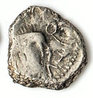 Ancient France  Gaul  Mid 1st Century Bc  Celtic  Silver Quinarius