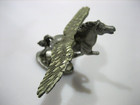 Partha Rawcliffe Pewter Pegasus Figurine Crystal Winged Flying Horse