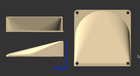 80mm 92mm 120mm 140mm Right Angle Computer Fan Duct Case Fan Shroud Case Mod