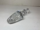 Vintage Large Clear Crystal Glass Multi Faceted Bottle Stopper