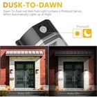 30w Led Wall Pack Light With Dusk To Dawn Sensor  3600lm  5000k Daylight  Ip65 W