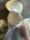 Vintage 1991 Regal Princess Inaugural Solid Brass Propeller Paperweight