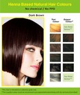 Henna Hair Dye Color Dark Brown Powder Natural Colorant No Ppd Ammonia Men Women