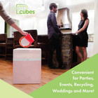 Clean Cubes 13 Gallon Disposable Pop-up Trash Cans  3-pack  With Fitted Pink