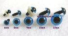 22 Pair Safety Eyes 6mm To 12mm Mix Color  washer Teddy Bear Doll Sew Crochet Pe