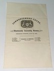 Rare Antique American Commencement Levee Dartmouth College Invitation  1845  Nh 