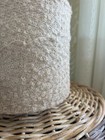 Soft  Beige Boucle Ply Cone Peruvian Huarizo Alpaca nylon Yarn  1weight 2lbs 5oz