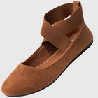Alpine Swiss Peony Ballet Flats Shoes For Women Elastic Ankle Strap Flats