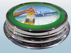 Corona Football Lime Time Wall Clock Neon Light Round New 