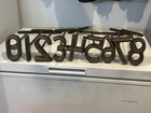 Freeze Branding Iron Brass Set 4 Inch 0-8 Numbers Cattle Identification Brand