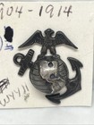 1904-1914  Usmc Sterling Insignia B74  estate Militaria 