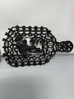 Vintage Wilton Cast Iron Trivets Set Of 2 9-14 Pa Dutch Folk Art Kitchen Decor