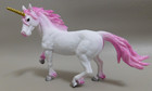 Mojo Unicorn White Horse Pink Sparkling Mane Tail Mythical 5  Tall  Glitter 2014