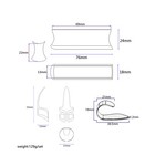 Gold silver Lap Pedal Steel Guitar Slide Tone Bar Stick   Guitar Finger Picks