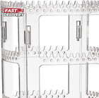 Sooyee 360 Rotating Earring Holder And Jewelry Organizer  Clear